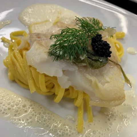 Gericht aus der Küche des Restaurants